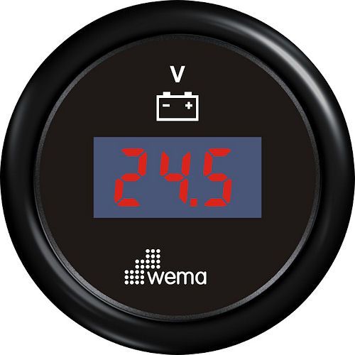 Wema, voltmeter, black, 62 mm (110360)