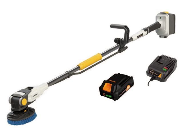Batavia, 18V battery brush set incl. brush, 2Ah battery & charger (7064304)