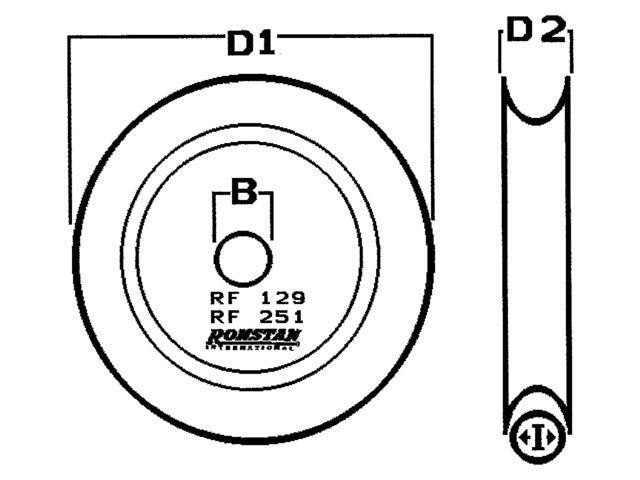 Ronstan, 28mm Acetal Sheave, RF129
