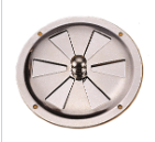 Talamex, butterfly vent, stainless steel AISI 304, Ø 127 mm
