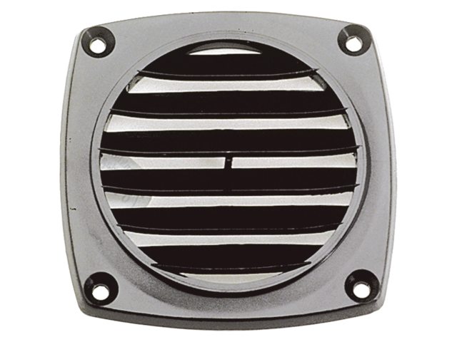 Talamex, transom vent, 92x92 mm, black
