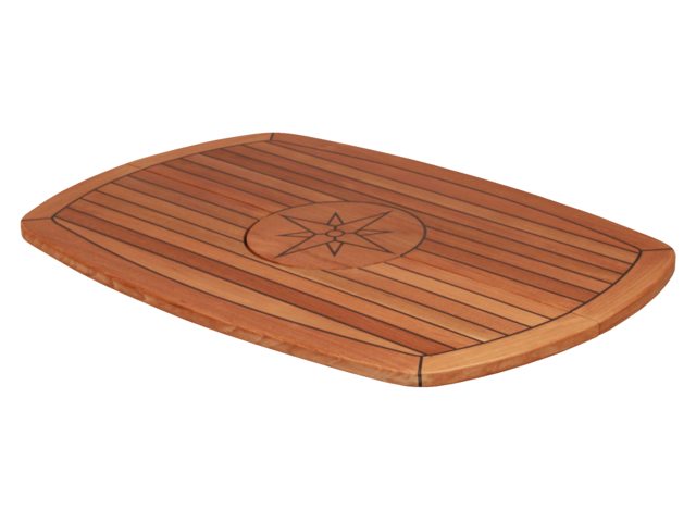 Eude, teak table top, 61 x 94 cm (TC642)