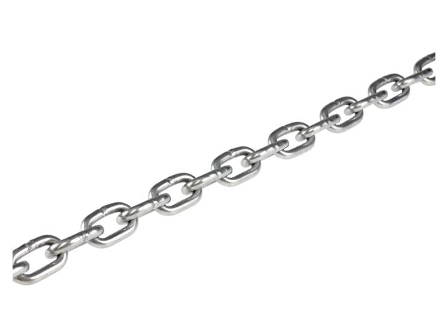 Talamex, kæde rustfrit stål AISI 316, 6 mm, 100 stk