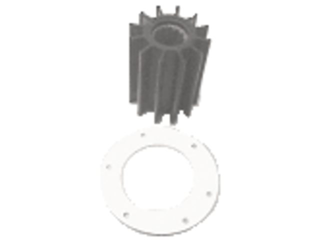 Talamex, neoprene inboard impeller with spline drive and gasket, 65.8 mm x 80 mm