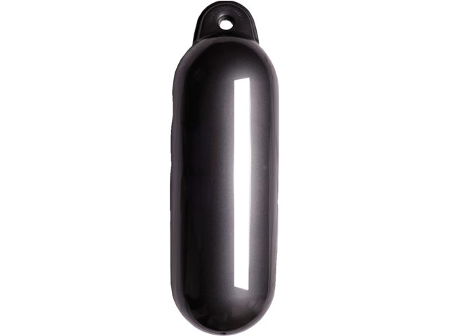 NauticPro.dk | Talamex, Drop Fender 2, antracitgrå, Ø 15cm, 1stk, let oppustelig med kugleventil
