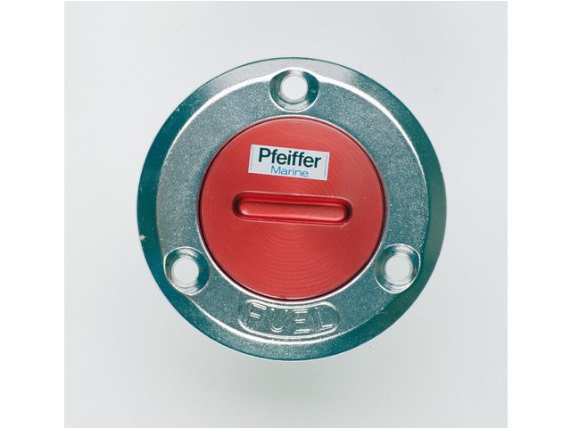 Pfeiffer, deck fill for petrol, anodized aluminium, 82 mm (7617601)