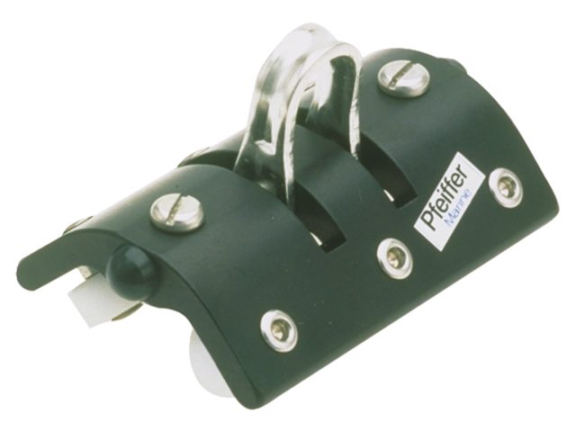 Pfeiffer, traveller in black aluminium, 6 wheels (7760302)