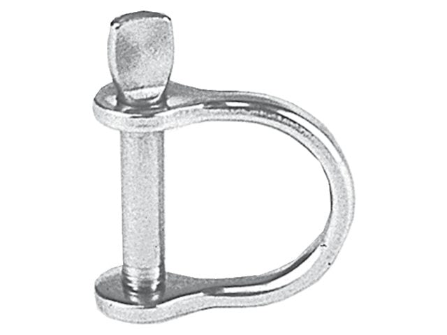 Ronstan, shackle with wide opening, stainless steel AISI 316, 12x9 mm (RF1850S)