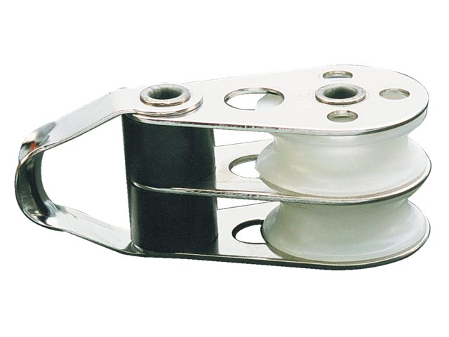 Ronstan, double block, stainless steel AISI 316, 30 mm (RF81)