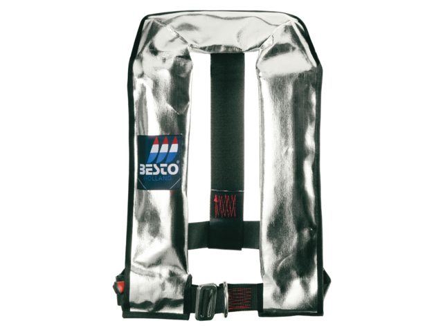 Besto, automatic inflatable life jacket in PanotexFire, 180 N (19ISWEL46240104)
