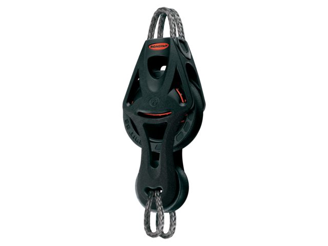 Ronstan, Series 55 Orbit Block™, Fiddle with Becket and Link Head, RF55511