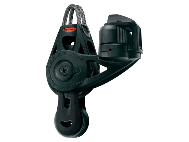 Ronstan, Series 40 kuličková Orbit kladka™, violínová s kleští a hlavou Dyneema® Link, RF45521