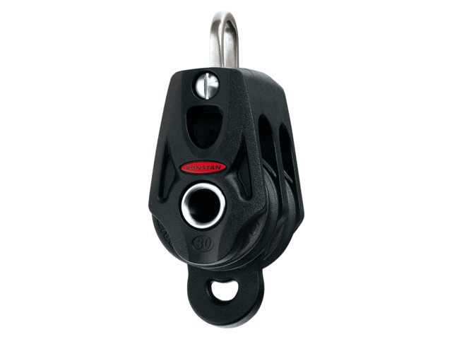 Ronstan, Série 30 kuličkové ložisková Orbit Blok™, dvojkladka s becketem, RF35212