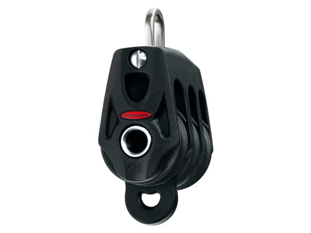 Ronstan, Série 30 kuličkové ložisková Orbit Block™, trojkladka s becketem, RF35312