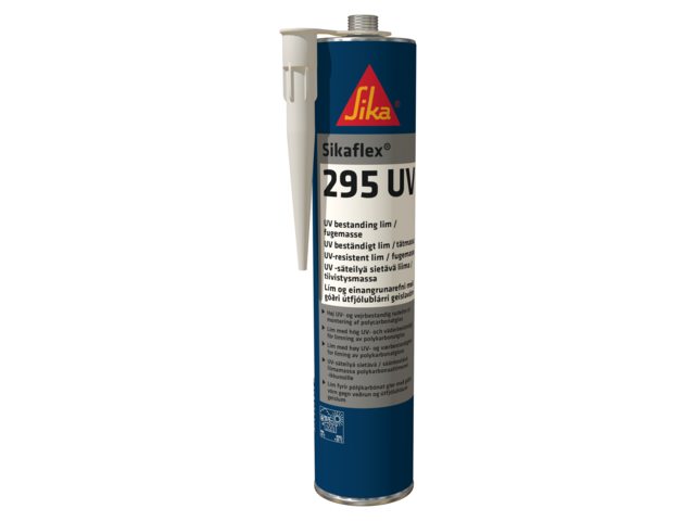 Sika, elastic adhesive sealant, black cartridge, 300 ml (776)