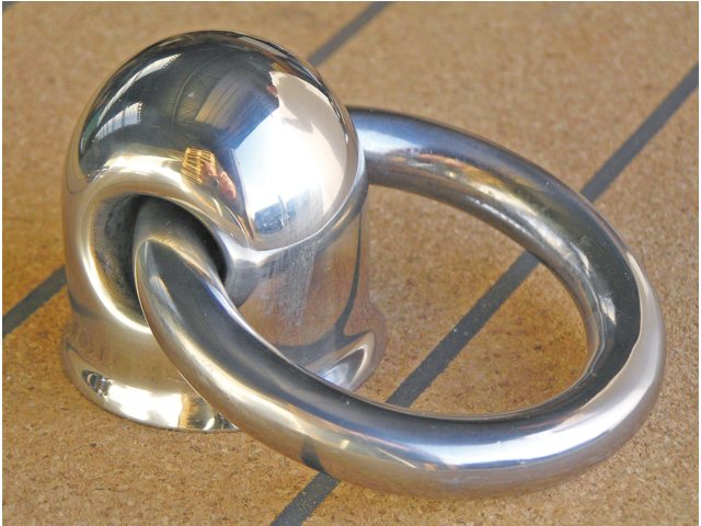 Stazo, wall anchor stainless steel, 16 mm ring (ROTTERDAMBM)