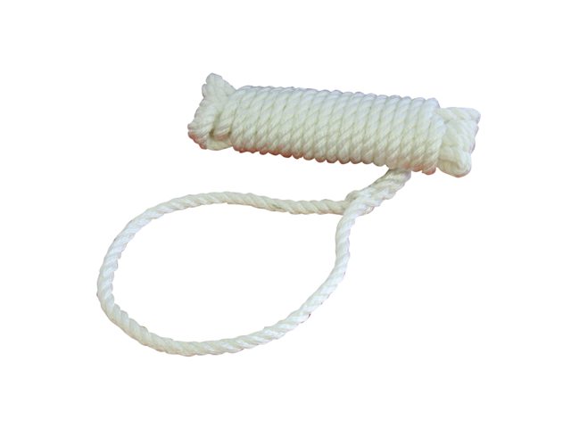 Talamex, mooring line polyester 3-strand, 10 mm x 8 m