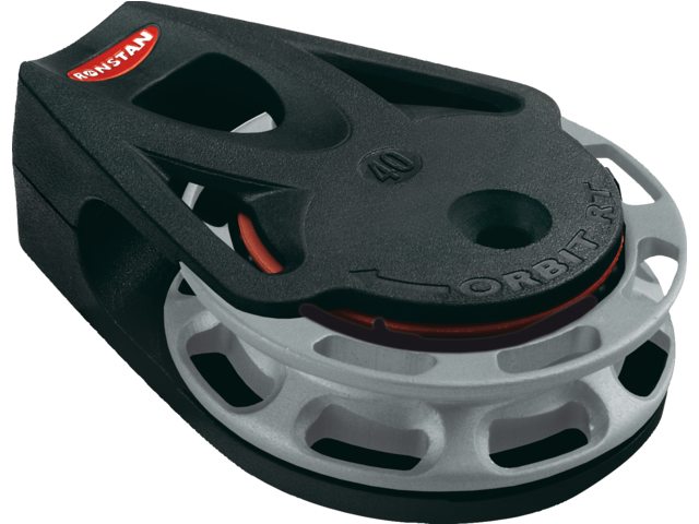 Ronstan, Series 40 kuličková Orbit kladka™, ráčnová kladka s vačkovou svorkou, po směru hodinových ručiček, RF46151