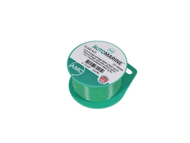 Talamex, single core cable in copper, 1.5 mm², green, 10 m