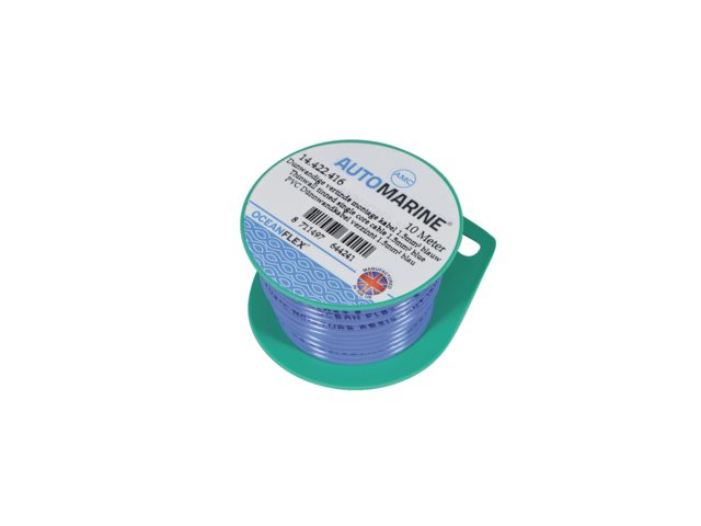 Talamex, tinned single core cable, 1.5 mm², blue, 10 m