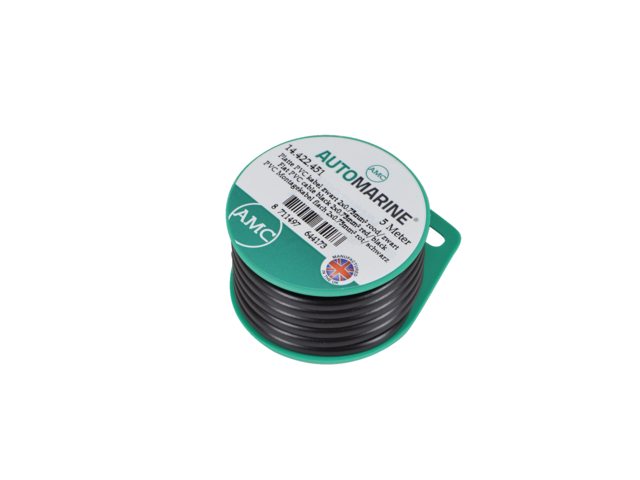 Talamex, flat PVC cable, black/red, 2 x 0.75 mm², 5 m