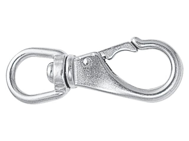 Talamex, swivel eye snap, stainless steel AISI 316, 85 mm