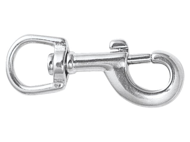 Talamex, swivel eye bolt snap, stainless steel AISI 316, 87 mm