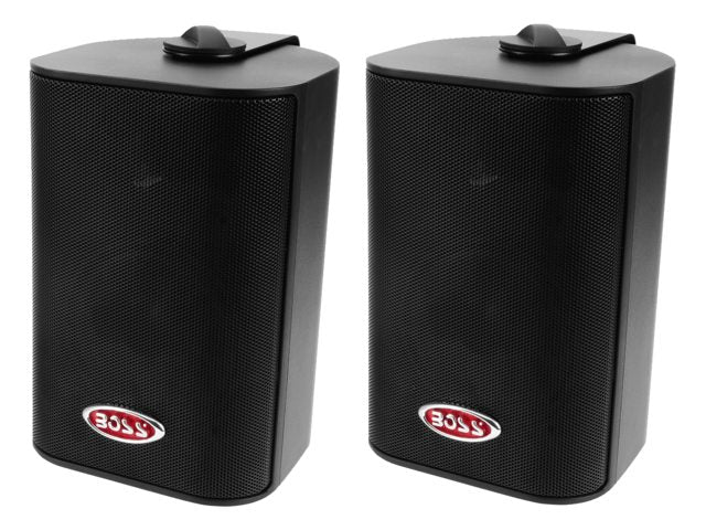 Boss Audio, marine box speaker 3-way, black (MR4.3B), 2 pcs