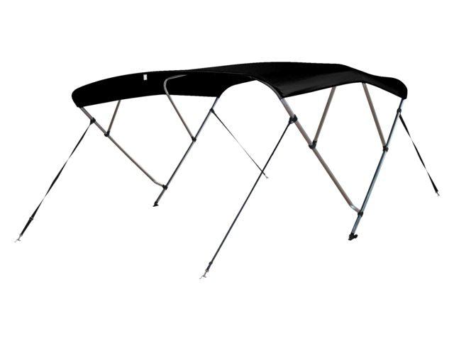 Talamex, bimini top deluxe 4-bow, 240 x 200-213 x 137 cm, black