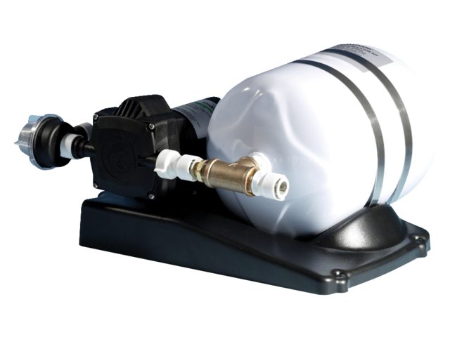 Whale, water pump with pressure switch, 8 l tank & base, 24V (UF8025)