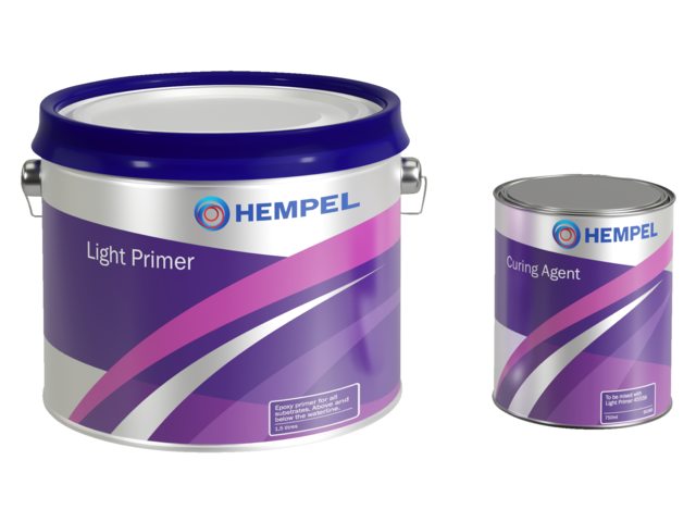Hempel, epoxy primer and undercoat, stone grey, 0.75 l (45551121700,75)