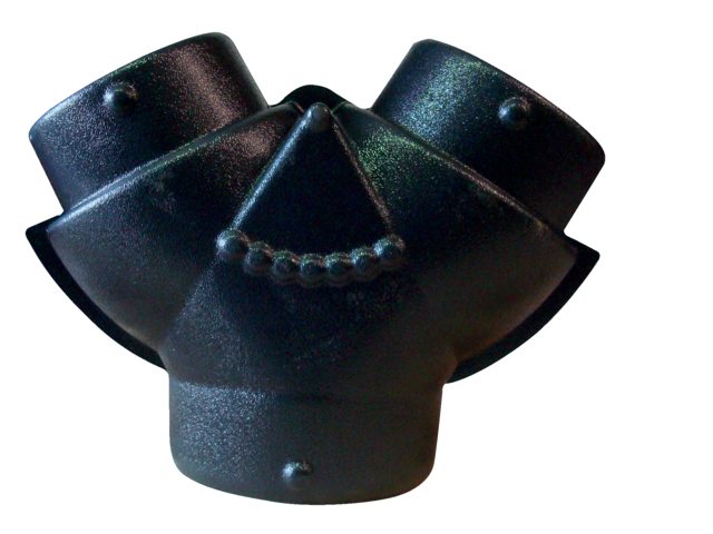 Velair, Y-splitter air duct, 1x100 mm 2x100 mm (62876W)