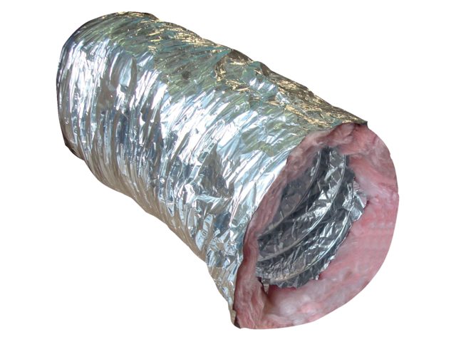 Velair, flexible air duct insulated, 125 mm x 10 m (69139X)