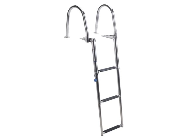 Talamex, telescopic and foldable swim ladder in stainless steel AISI 316