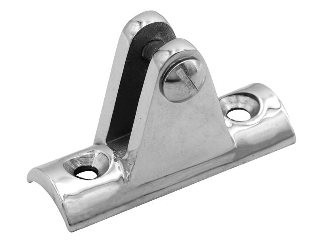 Talamex, konkávní palubní montáž 90° se šroubem, z nerezové oceli AISI 316, 57 x 7.5 mm
