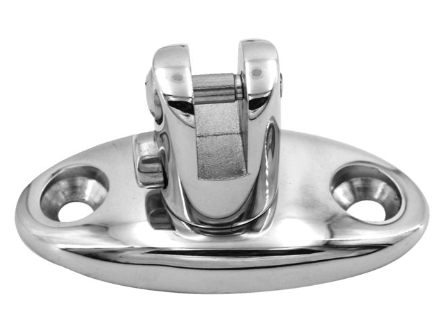 Talamex, palubní pant z nerezové oceli AISI 316, 52 mm x 5 mm x 75 mm