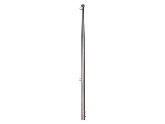 Talamex, flagpole with snap-lock, stainless steel AISI 316, Ø25 x 90 cm