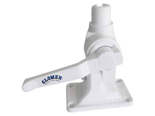 Glomex, antenna mount white with handle, (RA115)