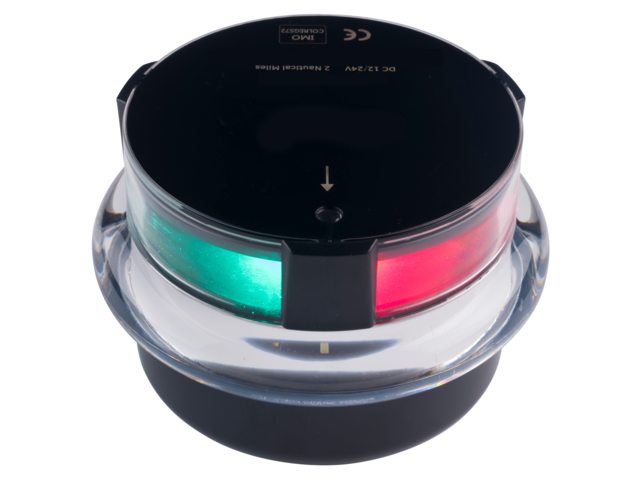 Talamex, navigation light LED, black, 115 mm x 82 mm