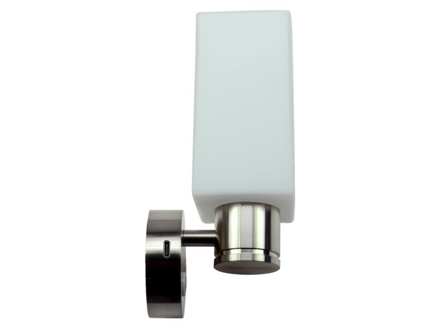 Talamex, LED-Wandleuchte Piazza, 10-30V, 3000K, dimmbar mit USB-C-Schnellladung