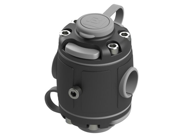 Borika, double rail mounting base, Ø 22/25 mm (01.01.010.02.01)