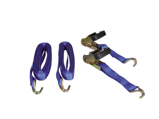 Talamex, tie-down with ratchet & J-hook, 28 mm x 6.0 m