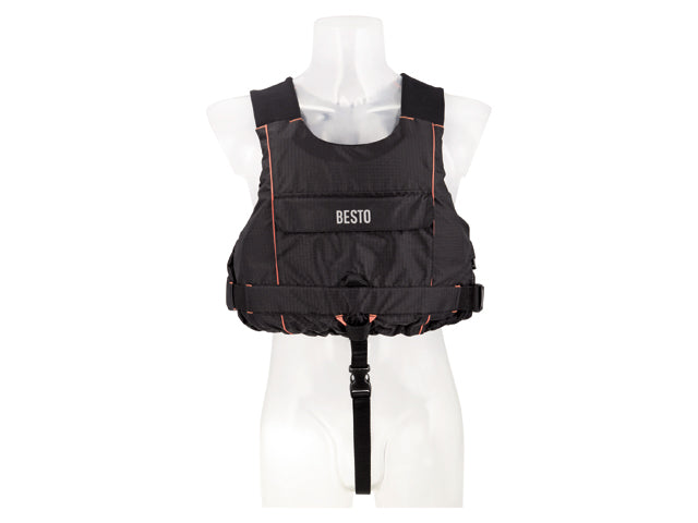 Besto, inflatable life jacket, neoprene, nylon ripstop, M