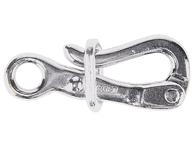 No branding, pelican hook, chrome-plated bronze, 100 mm (B-0150-CH)