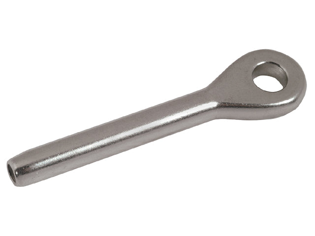 Talamex, eye terminal, stainless steel AISI 316, 6 mm x 94 mm