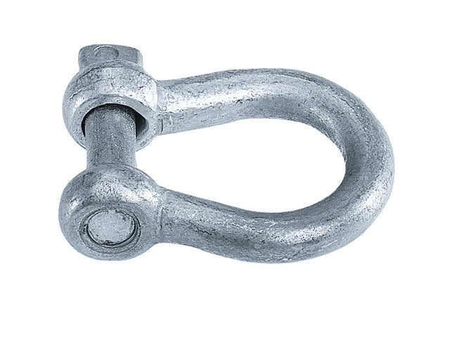 Talamex, shackle bow, galvanized, 7 mm x 18 mm x 33 mm, 25 pcs
