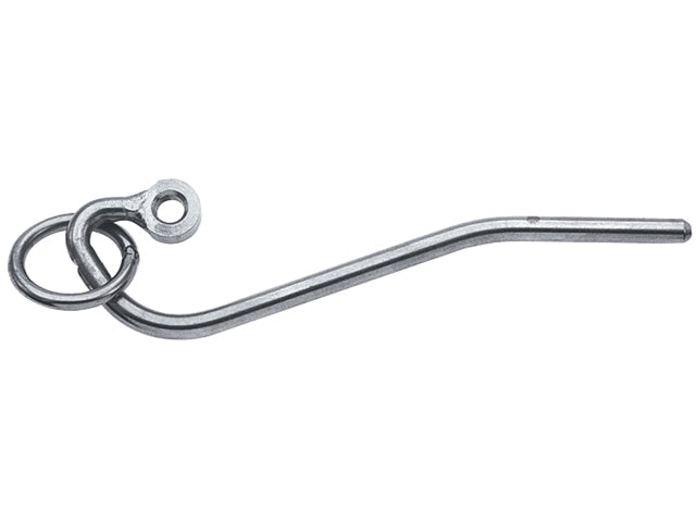 Talamex, slip hook, stainless steel AISI 316, 6.5 mm x 6.25 mm x 145 mm