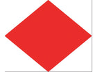 NauticPro.dk | Talamex, Signalflag F 30X36, 1 stk, Foxtrot, Frederick, Handicappet
