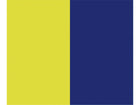 NauticPro.dk | Talamex, Signalflag K 30X36, International kode: Kilo, Engelsk kode: King