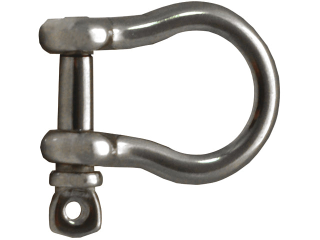 Talamex, shackle bow stainless steel AISI 316, 5 mm x 10 mm x 19 mm (08558105), 10 pcs